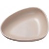 LIND DNA Hlboký tanier CURVE 22 cm, piesková, kamenina