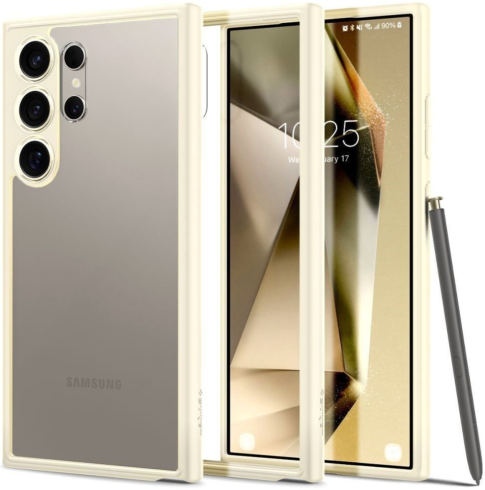 Spigen Ultra Hybrid, - Samsung Galaxy S24 Ultra mute béžové