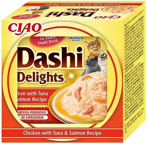 Churu Cat CIAO Dashi kura s tuňákem a lososem 70 g