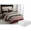 Textilomanie Sada mikroplyšových obliečok FROSTED CHRISTMAS farebné + plachta mikroplyš SOFT 180x200 cm biela, dvojlôžko Textilomanie Sada mikroplyšových obliečok FROSTED CHRISTMAS farebné + plachta mikroplyš SOFT 180x200 cm biela, dvojlôžko