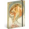 NOTIQUE Notes Alfons Mucha – Poézia, linajkový, 13 x 21 cm NOTIQUE Notes Alfons Mucha – Poézia, linajkový, 13 x 21 cm