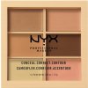 NYX Professional Makeup Conceal. Correct. Contour 01 Light 6 x 1,5 g NYX Professional Makeup Conceal. Correct. Contour 01 Light 6 x 1,5 g
