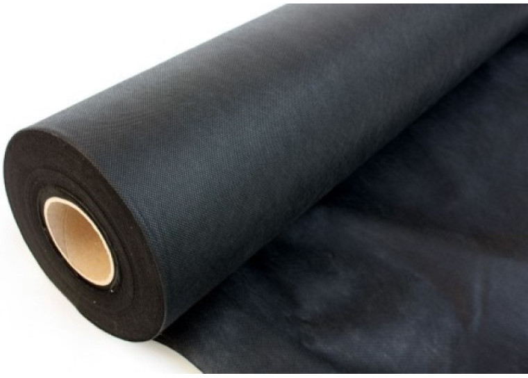 Netkaná textília - čierna 1,6 x 100 m