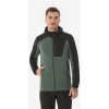 QUECHUA Pánska fleecová mikina MH500 s vreckom čierna S QUECHUA Pánska fleecová mikina MH500 s vreckom čierna S