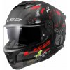 LS2 Helmets LS2 FF808 STREAM II ANGRY MONKEY M.BLACK RED-06 LS2 Helmets LS2 FF808 STREAM II ANGRY MONKEY M.BLACK RED-06
