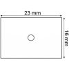 Motex Etikety 16x23 pre1623 cenovka biela obdĺžnikové Motex Etikety 16x23 pre1623 cenovka biela obdĺžnikové