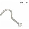 Adanito piercing do nosu z chirurgickej ocele PC242935