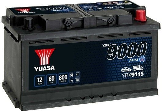 Yuasa YBX9000 12V 80Ah 800A YBX9115