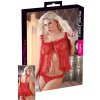 Cottelli Collection Červený Babydoll&Slip, Veľkosť S/M skladom Cottelli Collection Červený Babydoll&Slip, Veľkosť S/M skladom