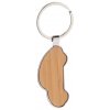 Kovová kľúčenka s bambusom - auto , Brown Farba: Brown Kovová kľúčenka s bambusom - auto , Brown Farba: Brown