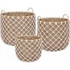 Úložné koše Atmosphera Bamboo MACRAME, 3 kusy Úložné koše Atmosphera Bamboo MACRAME, 3 kusy