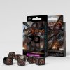 Q-Workshop Kocky Dragons Modern dice set Black/Copper