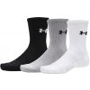 Ponožky Under Armour Performance Cotton 3p Crw White/Steel/Steel L Ponožky Under Armour Performance Cotton 3p Crw White/Steel/Steel L