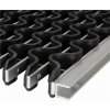Hliníková gumová čistiaca vonkajšia rohož Alu Wave - 100x100x1, 8cm 80001007 Hliníková gumová čistiaca vonkajšia rohož Alu Wave - 100x100x1, 8cm 80001007