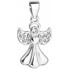 Strieborný prívesok anjel so Swarovski kryštálmi 34262.1 Strieborný prívesok anjel so Swarovski kryštálmi 34262.1