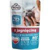 Frendi kúsky v jemnej omáčke s jahňacím mäsom pre mačky 100g Frendi kúsky v jemnej omáčke s jahňacím mäsom pre mačky 100g