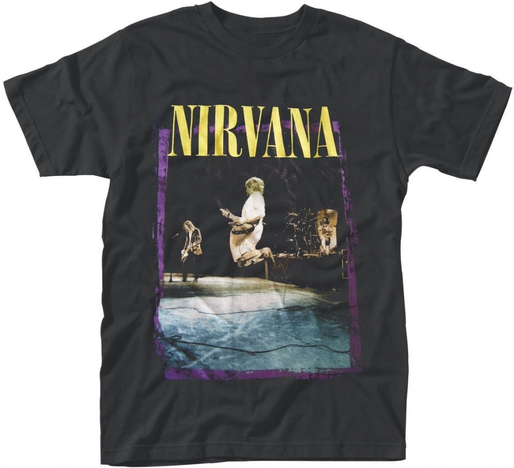 Nirvana tričko Stage Jump čierne