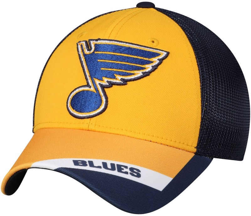 Adidas St. Louis Blues baseballová Sublimated Visor Meshback Flex