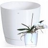 Prosperplast Kvetináč s miskou Coubi 15,5 cm biely Prosperplast Kvetináč s miskou Coubi 15,5 cm biely