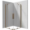 Deante Prizma sprchovací kút 90x90 cm obdĺžniková hnedá brúsené/priehľadné sklo KPNCP09P09 Deante Prizma sprchovací kút 90x90 cm obdĺžniková hnedá brúsené/priehľadné sklo KPNCP09P09