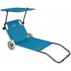 Plážové lehátko se stínítkem NILS Camp NC3307 modré Plážové lehátko se stínítkem NILS Camp NC3307 modré