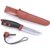 Morakniv Companion Spark švédský nůž s nerez čepelí a podpalovačem red