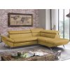 Rohová sedacia súprava Estelle, žltá látka, pravý roh Rohová sedacia súprava Estelle, žltá látka, pravý roh