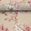 SWAFING Dekorační látka Petra sakura na béžové SWAFING Dekorační látka Petra sakura na béžové