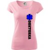 Hviezda života - doktorka - Dámske tričko Pure - 2XL ( Ružová ) Hviezda života - doktorka - Dámske tričko Pure - 2XL ( Ružová )
