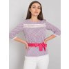 Blouse-LK-BZ-506156.89P-white-pink Blouse-LK-BZ-506156.89P-white-pink