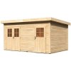 Drevený záhradný domček MATTRUP 1 Lanitplast Drevený záhradný domček MATTRUP 1 Lanitplast