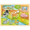 Puzzle Goki Drevené puzzle Život na farme 48 dielikov (57745) Puzzle Goki Drevené puzzle Život na farme 48 dielikov (57745)