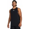 UNDER ARMOUR BASELINE COTTON TANK, Black / White - M UNDER ARMOUR BASELINE COTTON TANK, Black / White - M