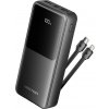 Vention 20 000mAh Power Bank with Integrated USB-C and Lightning Cables 22.5 W Black LED Display Typ Vention 20 000mAh Power Bank with Integrated USB-C and Lightning Cables 22.5 W Black LED Display Typ