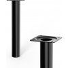 Walteco Nábytková noha okrúhla, priemer 30mm, výška 200mm, čierna Množstvo: 1 ks , 50272 Walteco Nábytková noha okrúhla, priemer 30mm, výška 200mm, čierna Množstvo: 1 ks , 50272