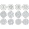 pečiatka akrylová MANDALA, 1ks pečiatka akrylová MANDALA, 1ks
