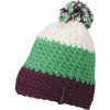 Myrtle Beach (Daiber) Háčkovaná zimná čiapka MB7940 - Fialová / limetkovo zelená / biela | uni Myrtle Beach (Daiber) Háčkovaná zimná čiapka MB7940 - Fialová / limetkovo zelená / biela | uni