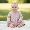Baby Service Dojčenské šaty dlhý rukáv ružová vzor obdĺžnik Baby Service Dojčenské šaty dlhý rukáv ružová vzor obdĺžnik
