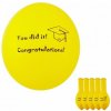 Balóniky na oslavu promócie, Nápis You did it! Congratulation!, Farba balónikov 202 - narcisová žltá , darček na promócie Balóniky na oslavu promócie, Nápis You did it! Congratulation!, Farba balónikov 202 - narcisová žltá , darček na promócie