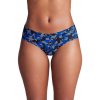 Under Armour Pure Stretch 3 Pack Printed No Show Hipster modrá