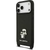 Karl Lagerfeld Saffiano Crossbody Popruh Metal Karl and Choupette Zadný Kryt pre iPhone 17 Pro Black KLHCP17LSAKCPBK Karl Lagerfeld Saffiano Crossbody Popruh Metal Karl and Choupette Zadný Kryt pre iPhone 17 Pro Black KLHCP17LSAKCPBK