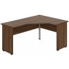 OFFICE PRO s.r.o. HOBIS kancelársky stôl pracovný tvarový, ergo ľavý - GEV 60 L, orech OFFICE PRO s.r.o. HOBIS kancelársky stôl pracovný tvarový, ergo ľavý - GEV 60 L, orech