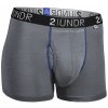 Pánske boxerky 2UNDR Power Shift Trunk Cut Solids Cool šedé S Pánske boxerky 2UNDR Power Shift Trunk Cut Solids Cool šedé S