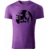 T-ričko Forest pánske tričko Farba trička: Fialová, Farba potlače: Čierna, Veľkosť: 3XL T-ričko Forest pánske tričko Farba trička: Fialová, Farba potlače: Čierna, Veľkosť: 3XL