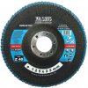 Lamelový brúsny kotúč na kov a NEREZ 125x22,2, zrno 40, INDUSTRY Lamelový brúsny kotúč na kov a NEREZ 125x22,2, zrno 40, INDUSTRY