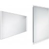 Nimco - Zrkadlo s LED osvetlením, 100x70 cm, hliník ZP 11004 Nimco - Zrkadlo s LED osvetlením, 100x70 cm, hliník ZP 11004