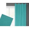 Design 91, Zatemňovací záves s krúžkami - Ada, tyrkysový 140 x 250 cm Design 91, Zatemňovací záves s krúžkami - Ada, tyrkysový 140 x 250 cm