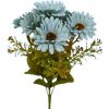 Umelá kytica margarétky modrá 28 cm Umelá kytica margarétky modrá 28 cm