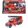 Majorette Autíčko hasičské Mack Granite Fire Truck kovové so zvukom a svetlom dĺžka 22 cm