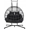 Home Deluxe Závesné kreslo Loma 1-miestne čierna 100397804 Home Deluxe Závesné kreslo Loma 1-miestne čierna 100397804